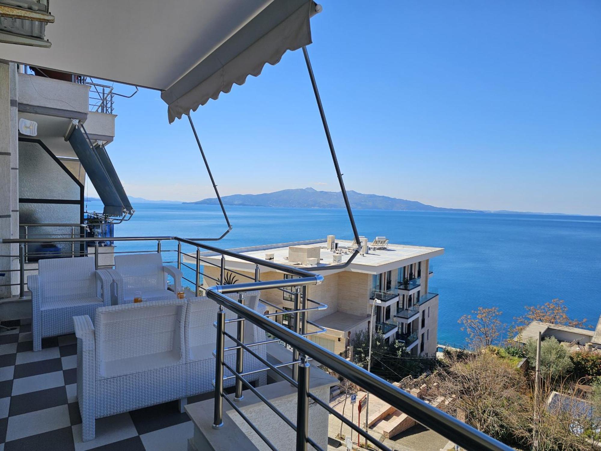 Sunset Tarraces Apartment Sarande Ngoại thất bức ảnh