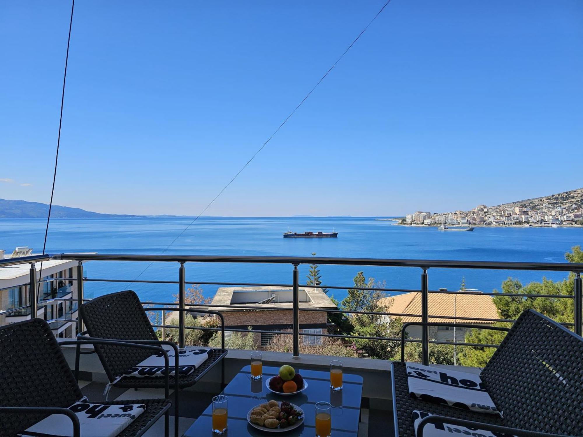 Sunset Tarraces Apartment Sarande Ngoại thất bức ảnh