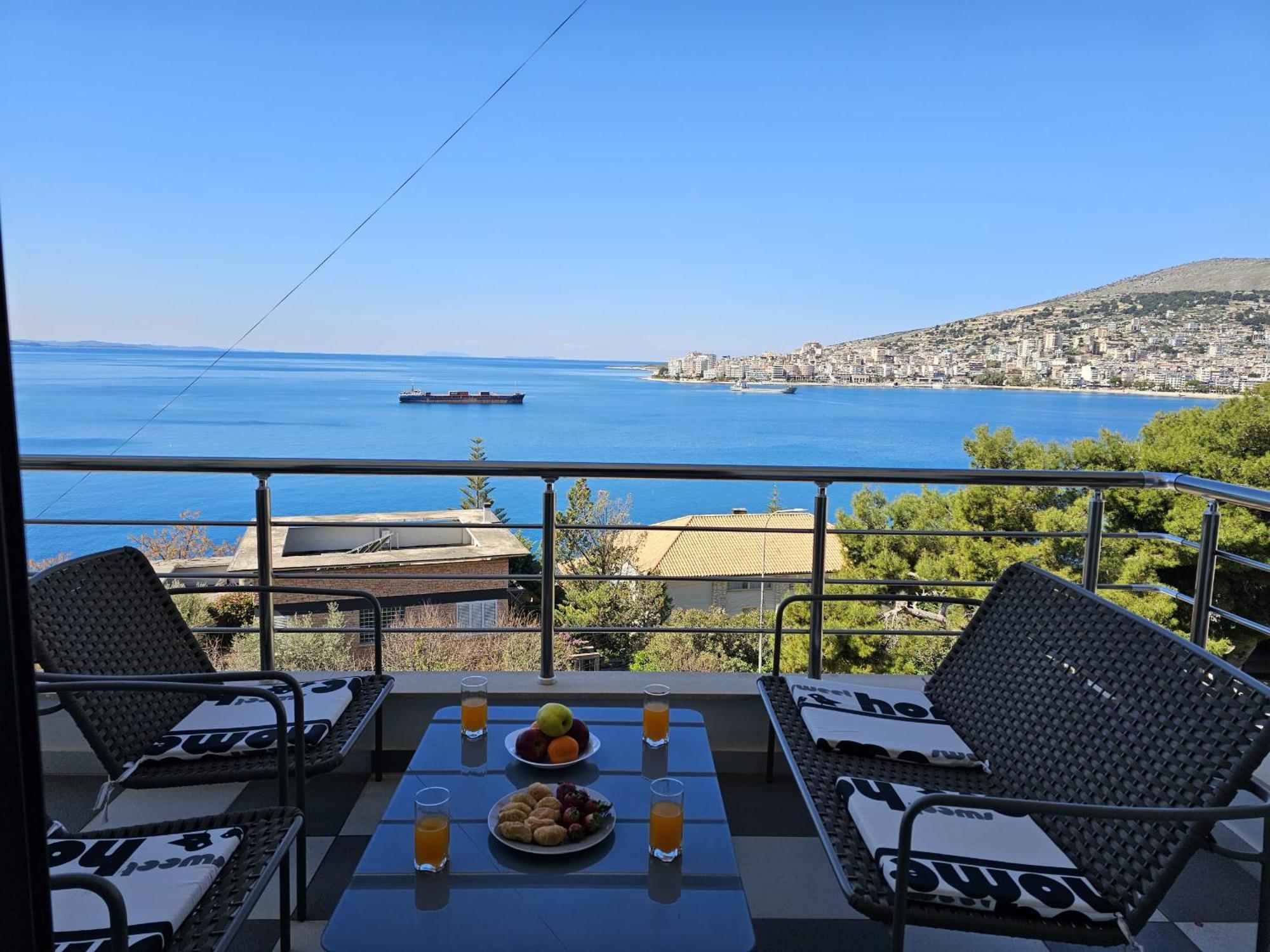 Sunset Tarraces Apartment Sarande Ngoại thất bức ảnh