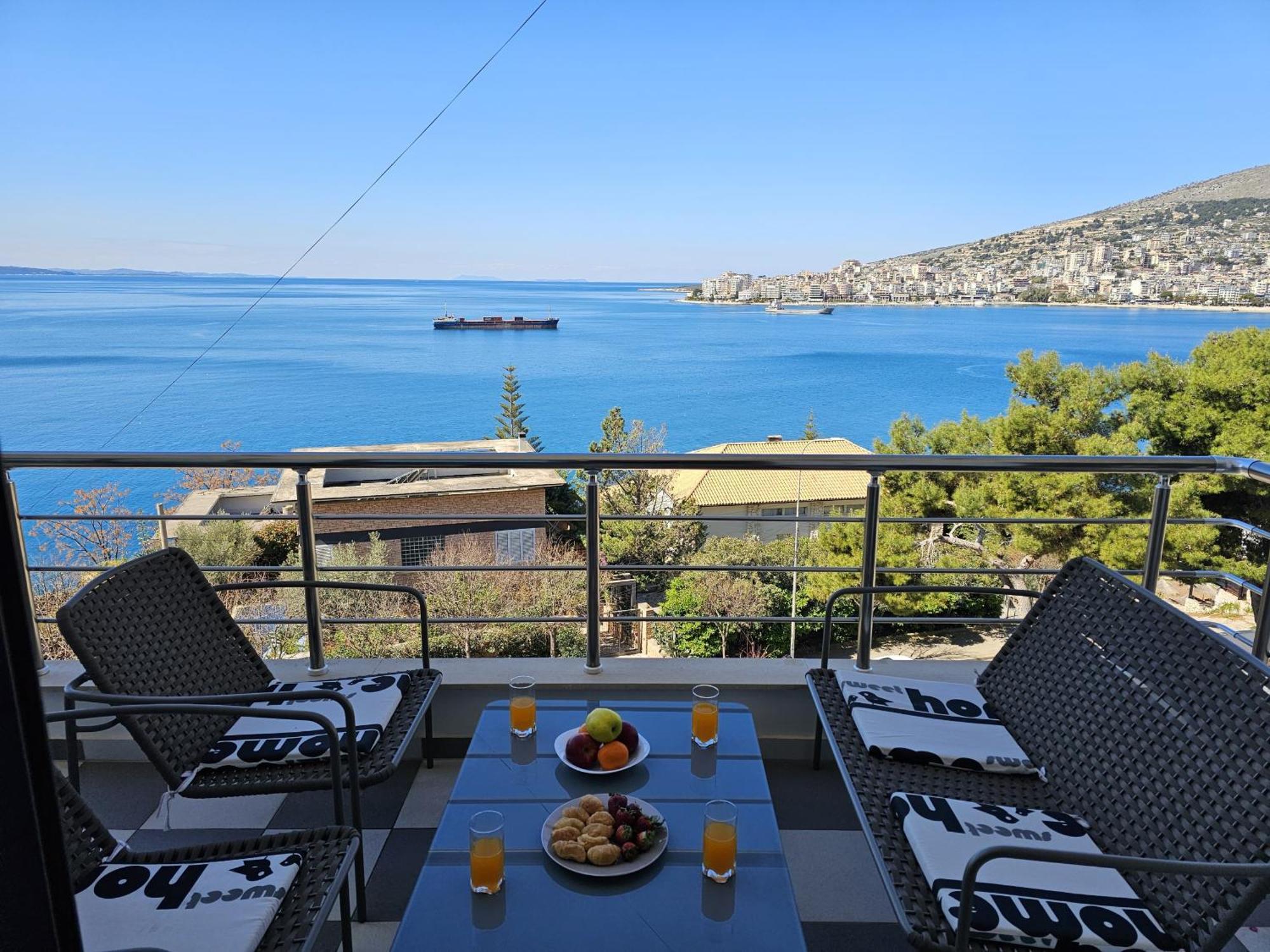 Sunset Tarraces Apartment Sarande Ngoại thất bức ảnh