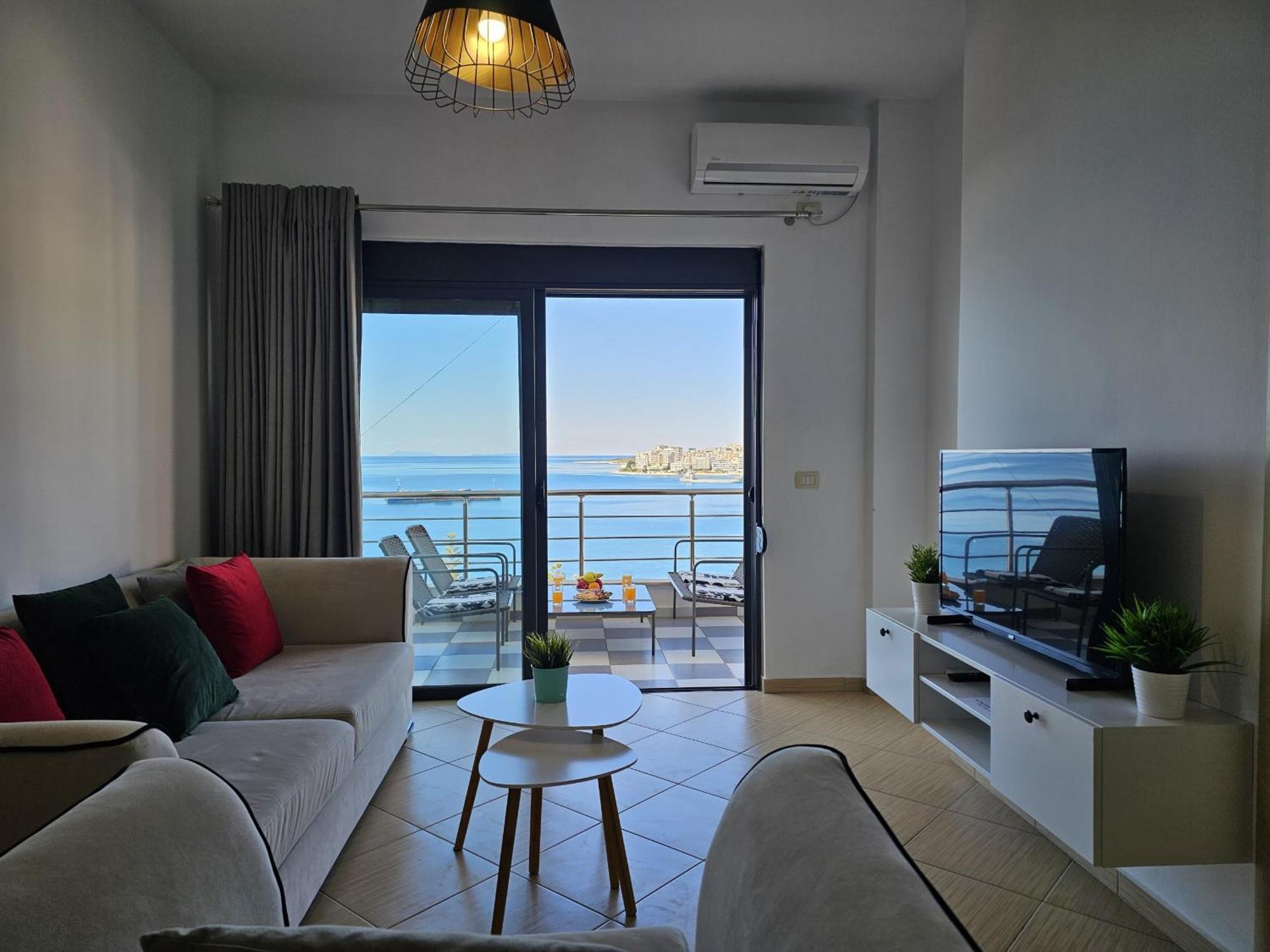 Sunset Tarraces Apartment Sarande Ngoại thất bức ảnh