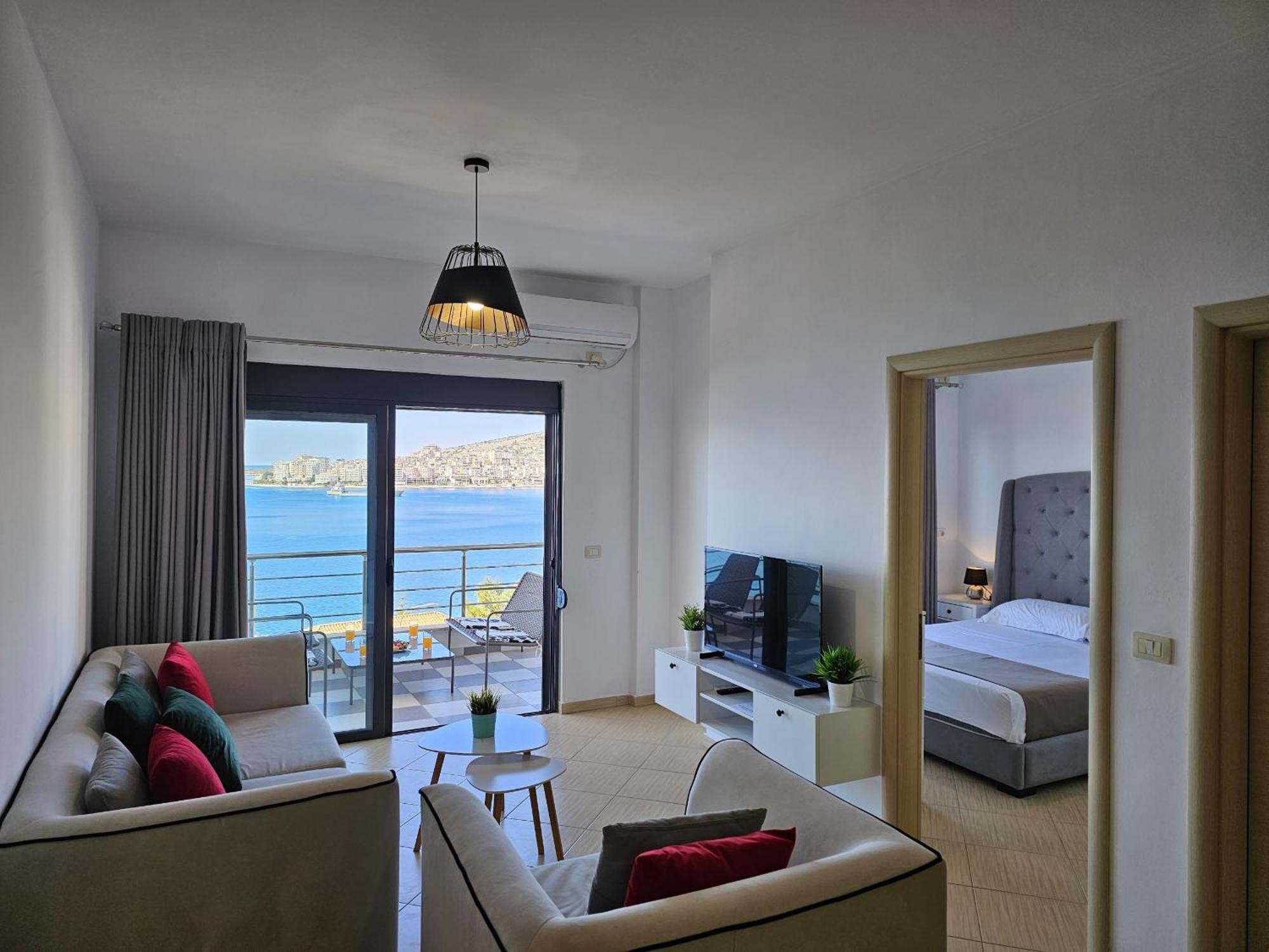 Sunset Tarraces Apartment Sarande Ngoại thất bức ảnh