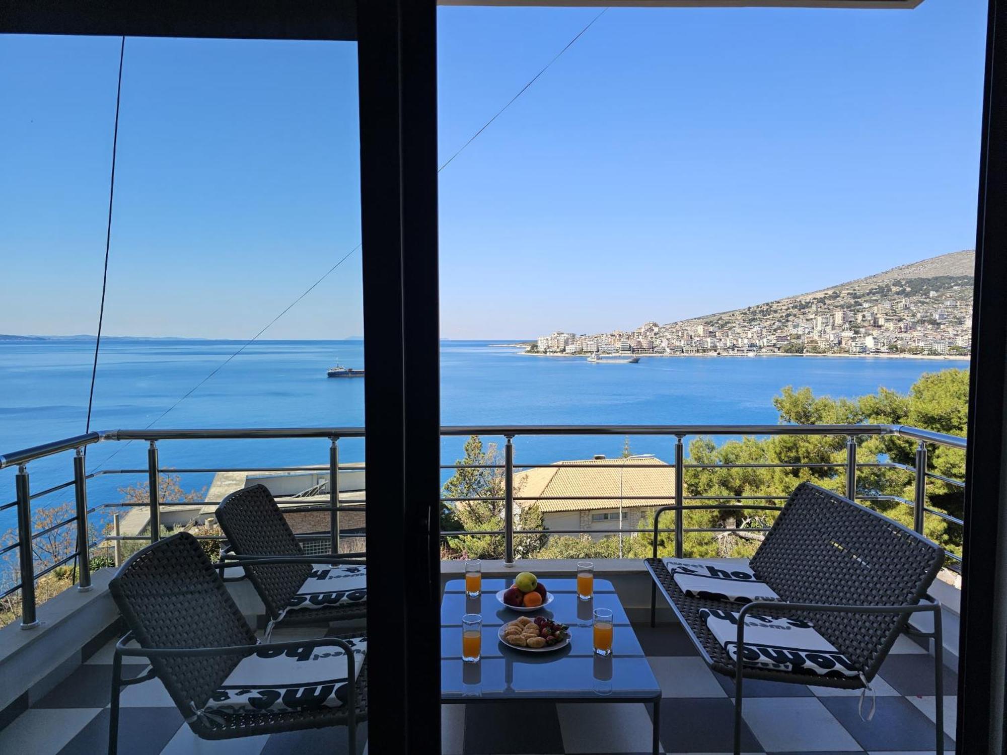 Sunset Tarraces Apartment Sarande Ngoại thất bức ảnh
