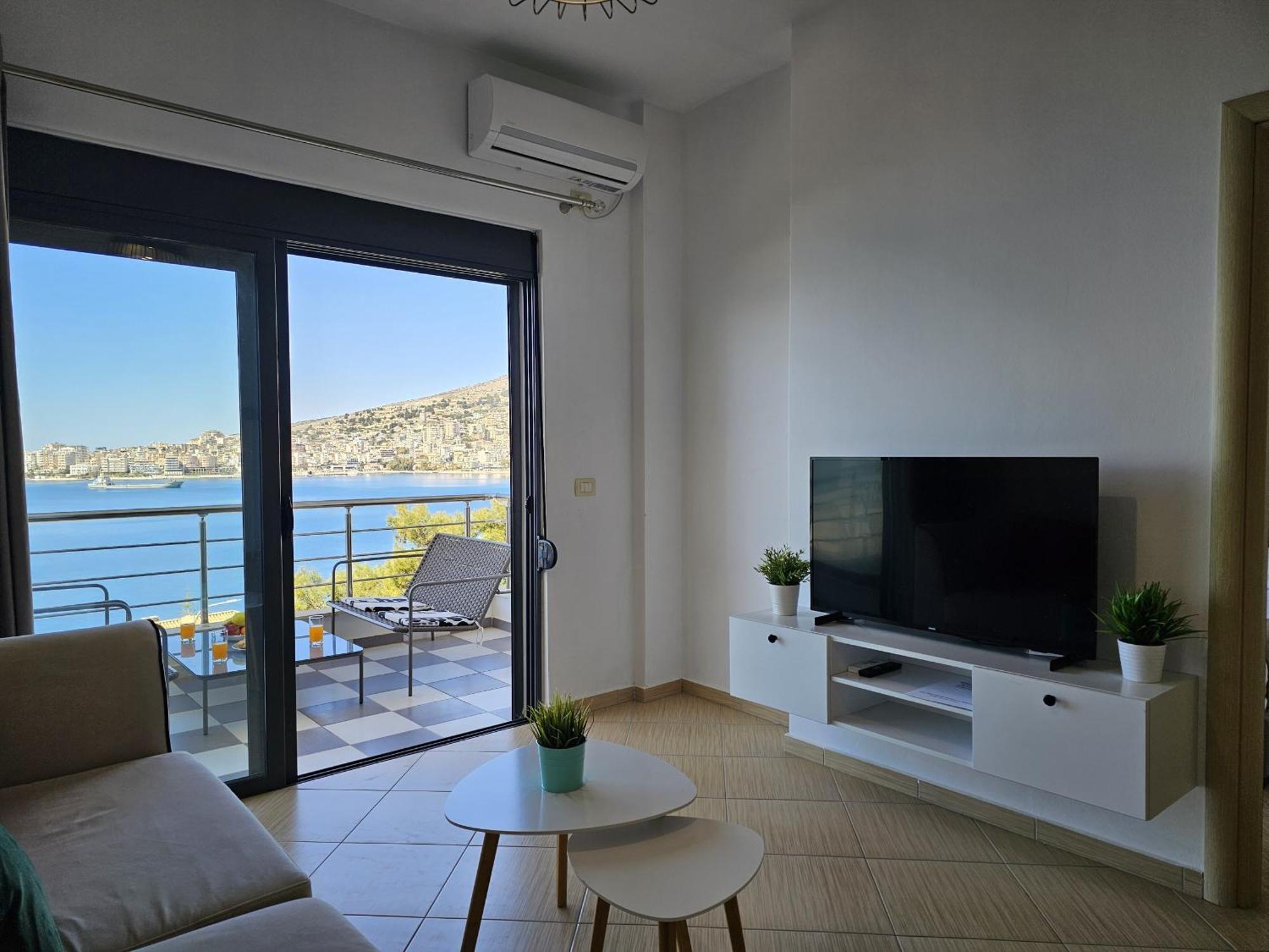 Sunset Tarraces Apartment Sarande Ngoại thất bức ảnh