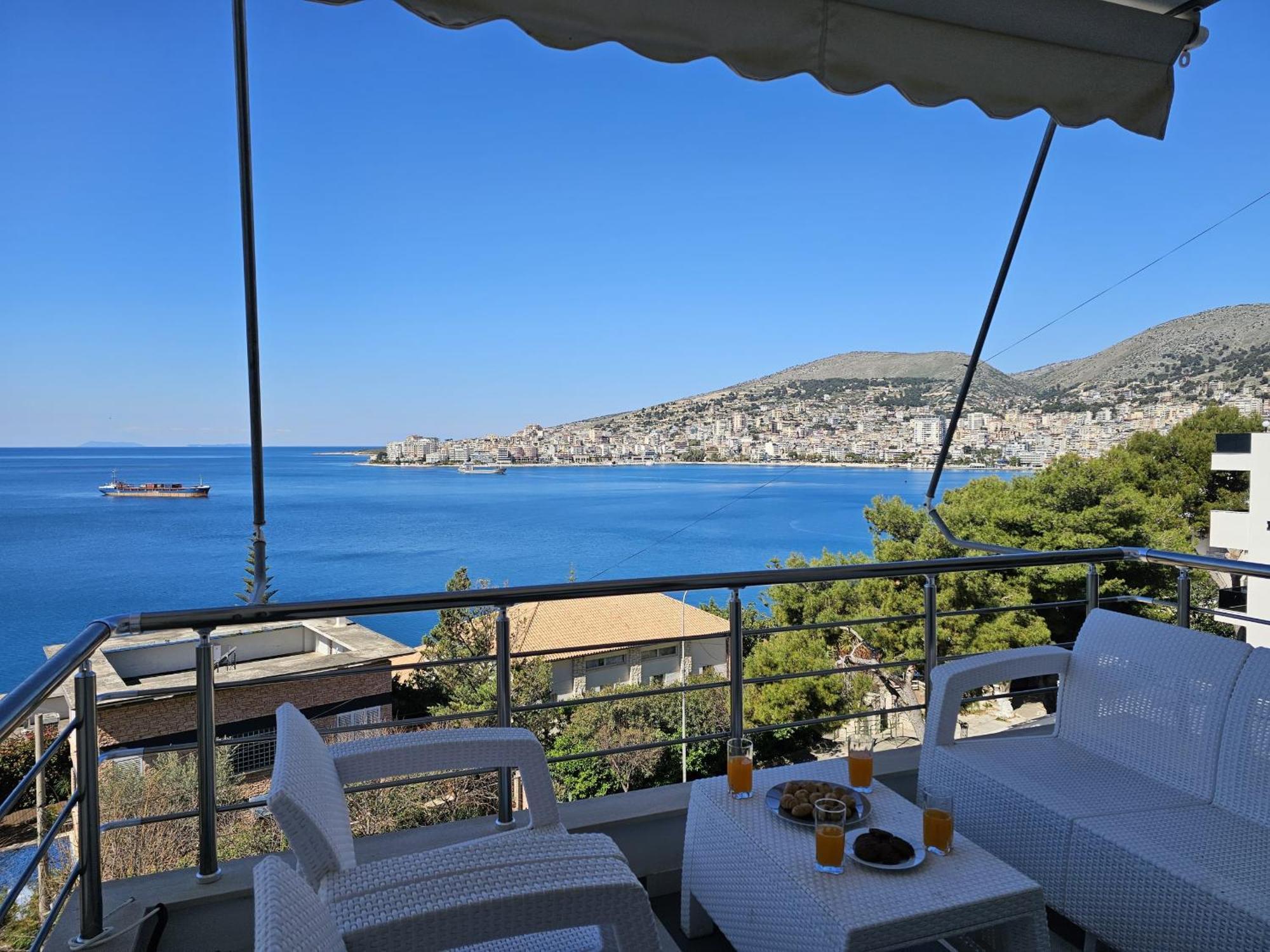Sunset Tarraces Apartment Sarande Ngoại thất bức ảnh