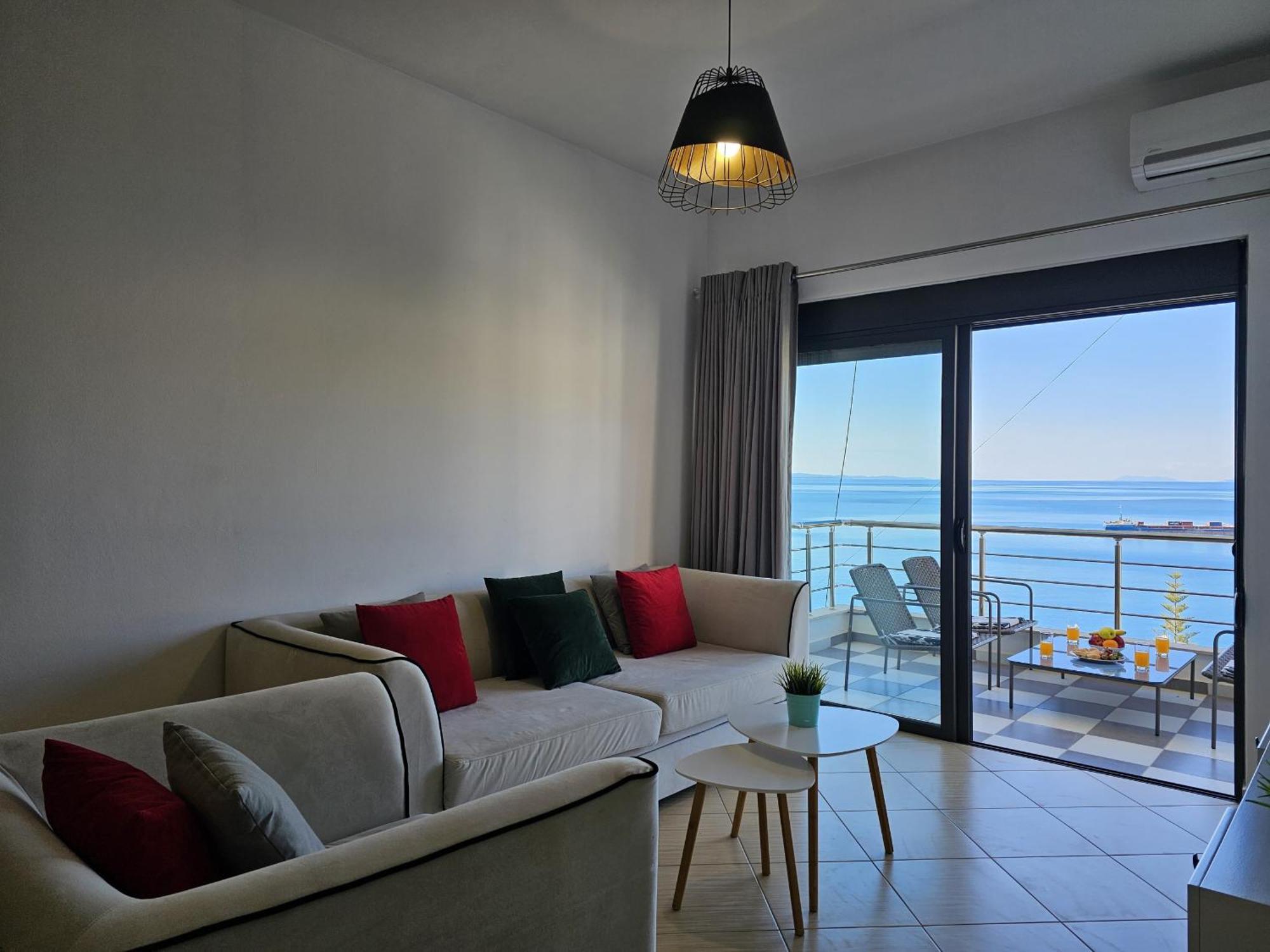 Sunset Tarraces Apartment Sarande Ngoại thất bức ảnh