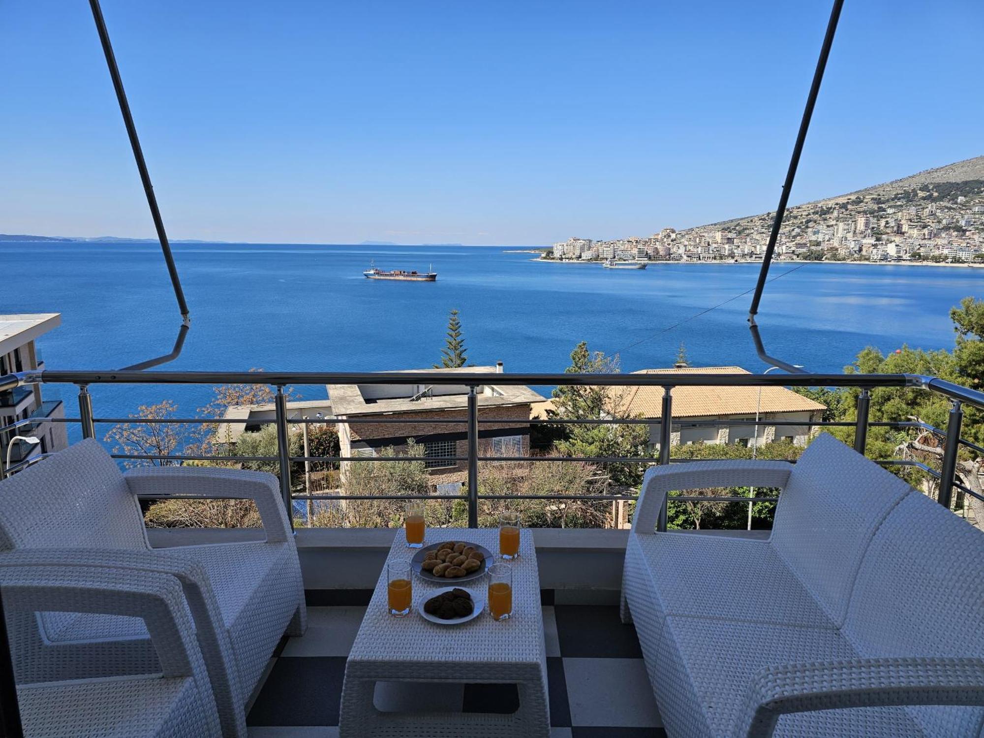 Sunset Tarraces Apartment Sarande Ngoại thất bức ảnh